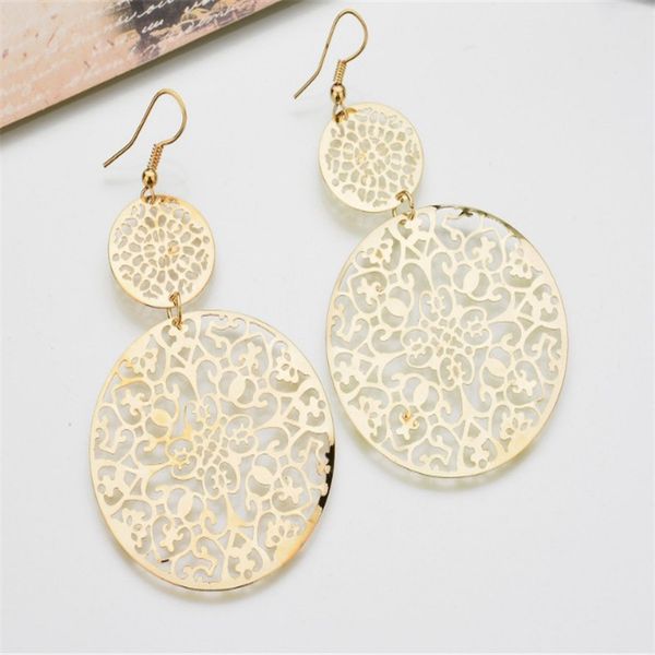 new silver gold gunblack color dangle long earrings for women classic vintage hollow double round circle drop earring
new silver gold gunblack color dangle long earrings for women classic vintage hollow double round circle drop earring