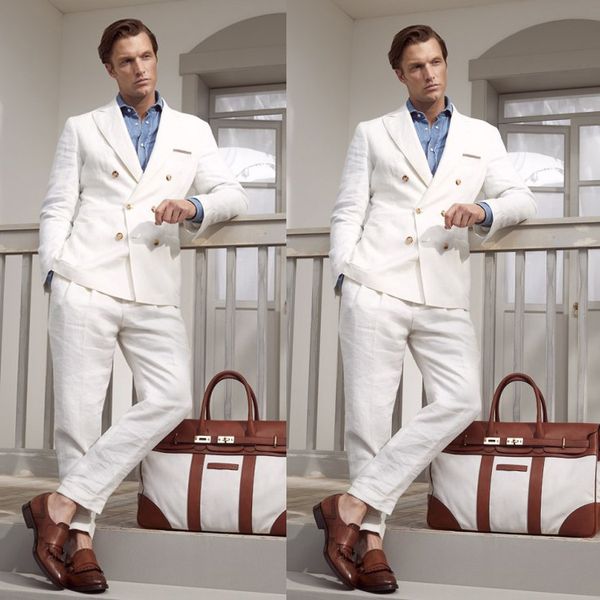 2 pieces white mens wedding suits double breasted peaked lapel groom formal wear prom tuxedos man blazer suit (jacket+pants), Black;gray
2 pieces white mens wedding suits double breasted peaked lapel groom formal wear prom tuxedos man blazer suit (jacket+pants), Black;gray