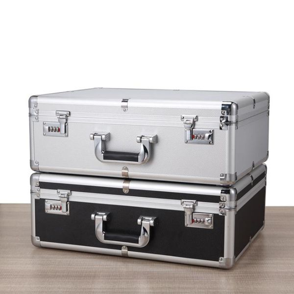 500*370*180mm portable aluminum alloy toolbox document insurance household storage box with passwords suitcase file boxes
500*370*180mm portable aluminum alloy toolbox document insurance household storage box with passwords suitcase file boxes
