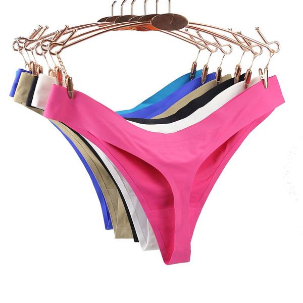 women's panties women thong seamless ice silk g-string low-rise underwear lingerie ladies plus size solid, Black;pink
women's panties women thong seamless ice silk g-string low-rise underwear lingerie ladies plus size solid, Black;pink
