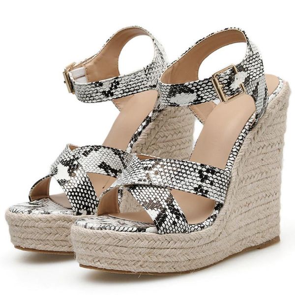 womens flat open toe wedges sandals snake print rope shoe woman plus size comfortable snake grain roman sandalia feminina, Black
womens flat open toe wedges sandals snake print rope shoe woman plus size comfortable snake grain roman sandalia feminina, Black