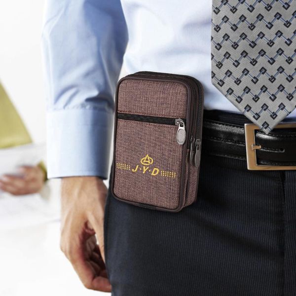portable men canvas waist bag business casual classic texture creative chic phone purse travel zipper belt bum pouch
portable men canvas waist bag business casual classic texture creative chic phone purse travel zipper belt bum pouch