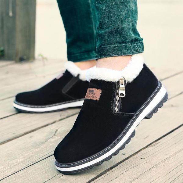 fashion winter men boots wear resistant handmade ankle boots warm working boot zipper nice tide tide men casual shoes, Black
fashion winter men boots wear resistant handmade ankle boots warm working boot zipper nice tide tide men casual shoes, Black