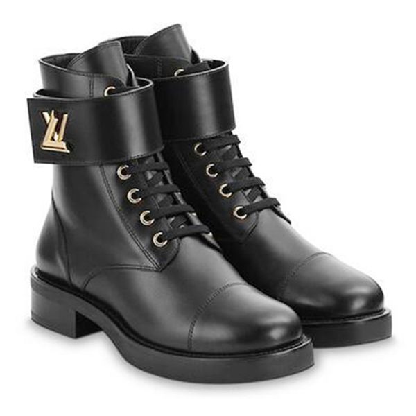 2019 fashion joker martin boots autumn and winter leisure thick heel women's booties velcro shoe lace-up exquisite boot, Black
2019 fashion joker martin boots autumn and winter leisure thick heel women's booties velcro shoe lace-up exquisite boot, Black