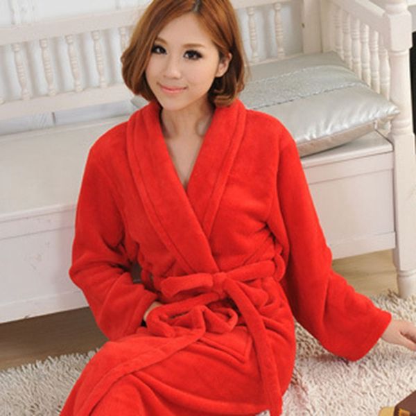 winter super soft thick coral fleece warm nightgown ladies casual solid home clothes lace robe leisure, Black;red
winter super soft thick coral fleece warm nightgown ladies casual solid home clothes lace robe leisure, Black;red