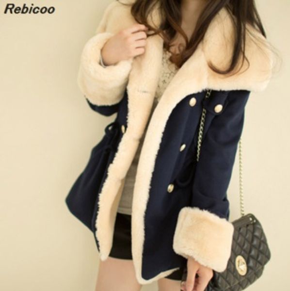 fast shipping 2019 winter warm christmas red jacket female wool slim double breasted wool coat winter jacket female fur women's, Black;brown
fast shipping 2019 winter warm christmas red jacket female wool slim double breasted wool coat winter jacket female fur women's, Black;brown