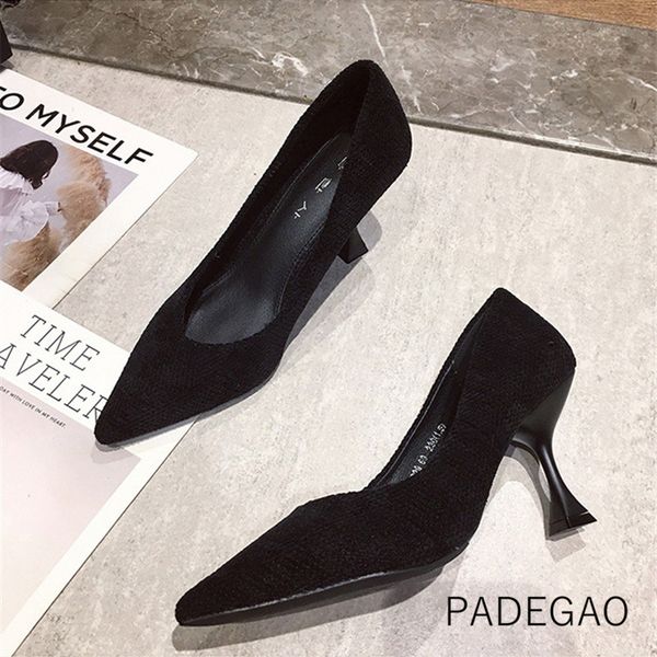 2020 women shoes khaki buckle high-heeled shoes elegant official concise woman heels, Black
2020 women shoes khaki buckle high-heeled shoes elegant official concise woman heels, Black