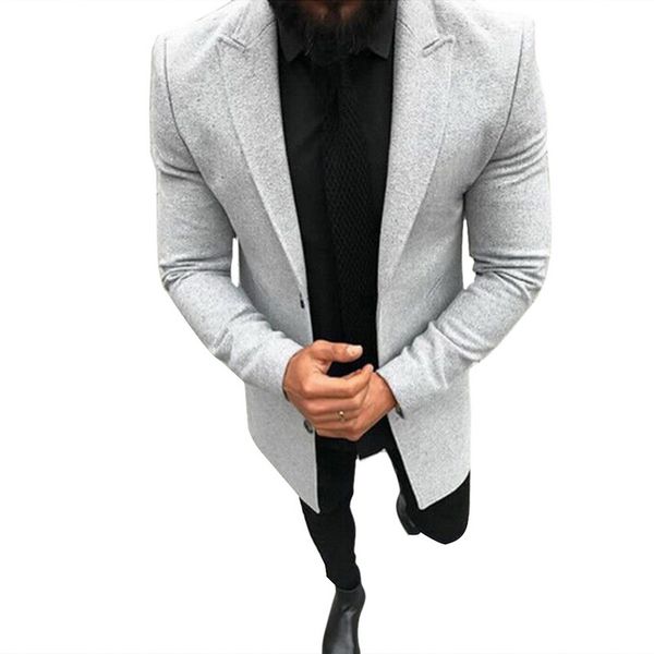 men's wool & blends 2021 spring men slim woolen coat luxury thick warm single-breasted business casual jacket coats, Black
men's wool & blends 2021 spring men slim woolen coat luxury thick warm single-breasted business casual jacket coats, Black