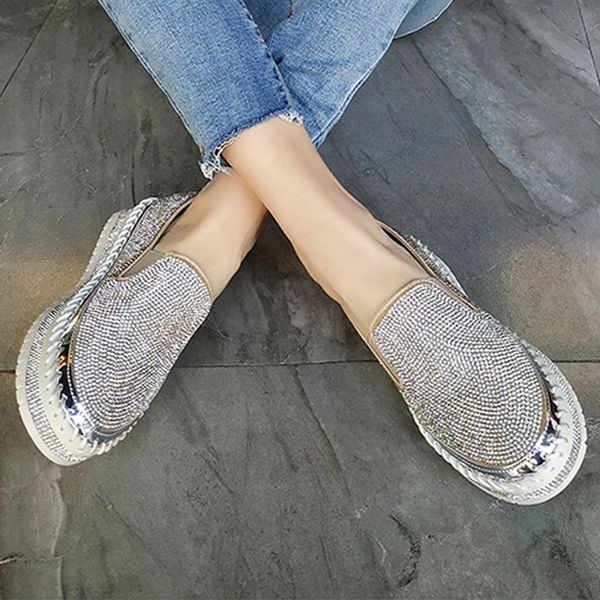 youyedian rhinestones single shoes for woman new arrival thick-soled flat shoes casual students women sneaker high quality, Black
youyedian rhinestones single shoes for woman new arrival thick-soled flat shoes casual students women sneaker high quality, Black