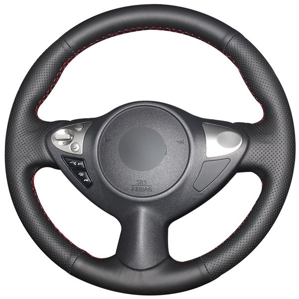 black synthetic leather car steering wheel cover for infiniti fx fx35 fx37 fx50 nissan juke maxima 2009-2014 sentra 2016 2017
black synthetic leather car steering wheel cover for infiniti fx fx35 fx37 fx50 nissan juke maxima 2009-2014 sentra 2016 2017