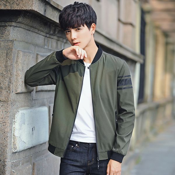 new men's jacket spring autumn fashion slim fit coats male baseball bomber jacket mens windbreaker jackets coat large size 5xl, Black;brown
new men's jacket spring autumn fashion slim fit coats male baseball bomber jacket mens windbreaker jackets coat large size 5xl, Black;brown