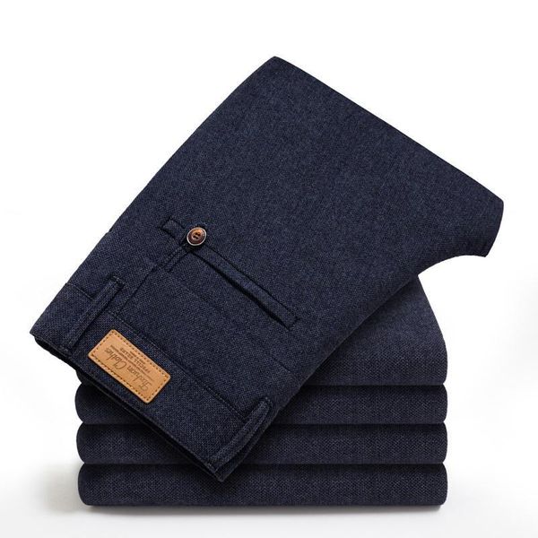 2019 fashion men slacks cotton straight business men's pants elasticity business black trousers male brand clothes
2019 fashion men slacks cotton straight business men's pants elasticity business black trousers male brand clothes