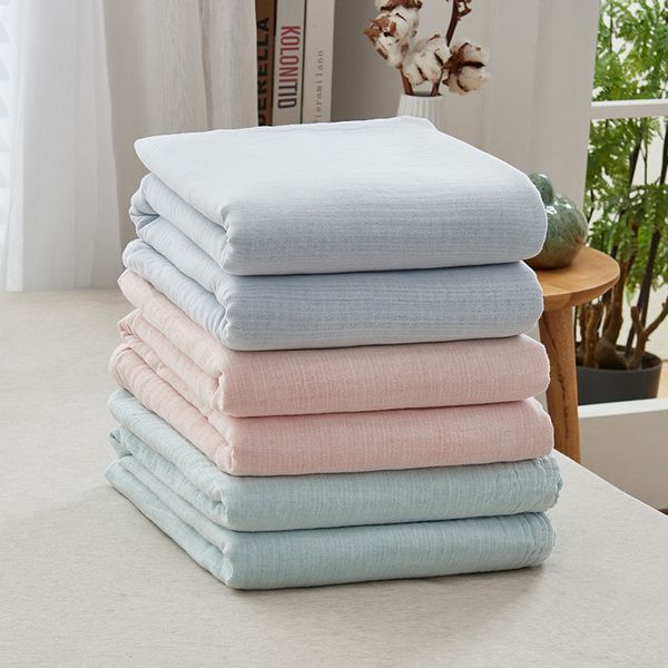 soft lightweight 3 layers cotton muslin throw blankets summer thin quilt bedding coverlet blanket
soft lightweight 3 layers cotton muslin throw blankets summer thin quilt bedding coverlet blanket