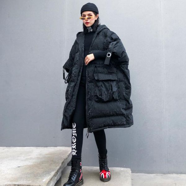 streetstyle batsleeved warm cotton coat winter hooded down cotton parkas female hooded thick warm oversize jackets f561, Black
streetstyle batsleeved warm cotton coat winter hooded down cotton parkas female hooded thick warm oversize jackets f561, Black