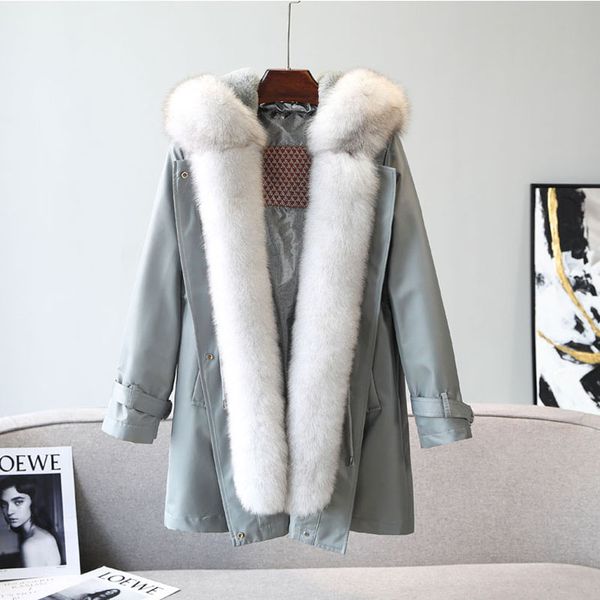 parkas real fur coat winter clothes women 2019 rex fur linner parka hooded natural jacket thick warm outerwear, Black
parkas real fur coat winter clothes women 2019 rex fur linner parka hooded natural jacket thick warm outerwear, Black