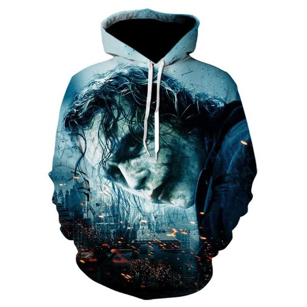 new it: chapter two joker sweatshirts mens brand hoodies men/women clown 3d printing hoodie male casual tracksuits funny coats, Black
new it: chapter two joker sweatshirts mens brand hoodies men/women clown 3d printing hoodie male casual tracksuits funny coats, Black