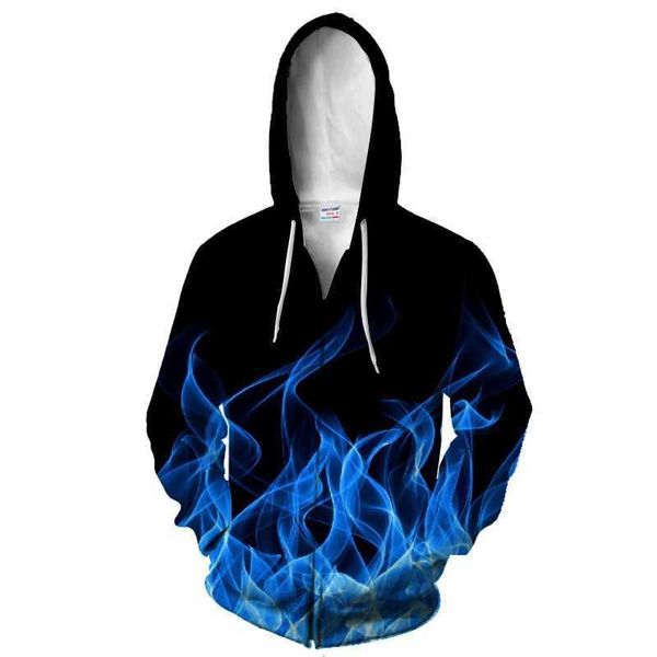 2020 new blue flame 3d zip hoodie men zipper velvet hooded sweatshirt print tracksuit pullover male hoody autumn streatwear, Black
2020 new blue flame 3d zip hoodie men zipper velvet hooded sweatshirt print tracksuit pullover male hoody autumn streatwear, Black