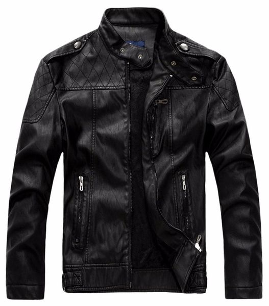 shanghai story pu leather jacket men jaqueta de couro masculina brand mens jackets and coats skinny fit motorcycle jacket, Black
shanghai story pu leather jacket men jaqueta de couro masculina brand mens jackets and coats skinny fit motorcycle jacket, Black