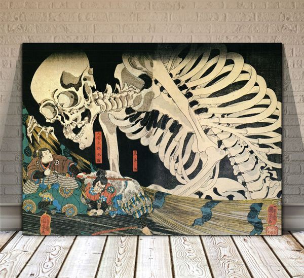traditional japanese kabuki art kuniyoshi skeleton wall art handpainted &hd print oil painting on canvas wall art canvas pictures 190825
traditional japanese kabuki art kuniyoshi skeleton wall art handpainted &hd print oil painting on canvas wall art canvas pictures 190825