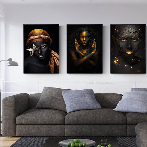 figure picture modern black-skinned women pictures gold wall art canvas painting posters living room decor cuadros no frame
figure picture modern black-skinned women pictures gold wall art canvas painting posters living room decor cuadros no frame