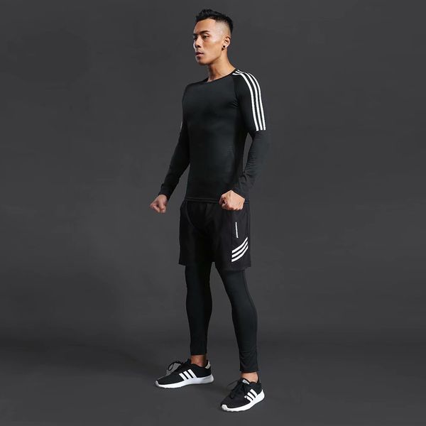 winter running sportswear men's fleece thickening thermal underwear fitness training suit long johns winter thermal underwear, Black;blue
winter running sportswear men's fleece thickening thermal underwear fitness training suit long johns winter thermal underwear, Black;blue
