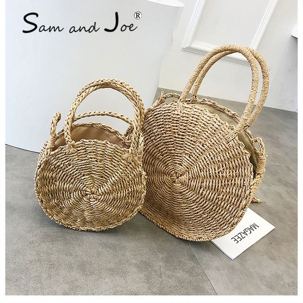 woven straw round handbag retro rattan women shoulder bag boho summer beach messenger bags fashion designer female handbag totes y190619
woven straw round handbag retro rattan women shoulder bag boho summer beach messenger bags fashion designer female handbag totes y190619