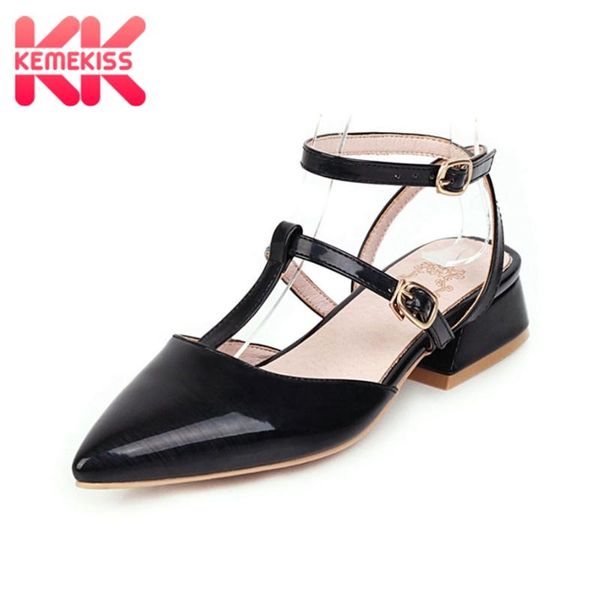 kemekiss plus size 33-48 pointed toe women sandals ankle strap buckle square heel shoes women western casual footwear, Black
kemekiss plus size 33-48 pointed toe women sandals ankle strap buckle square heel shoes women western casual footwear, Black