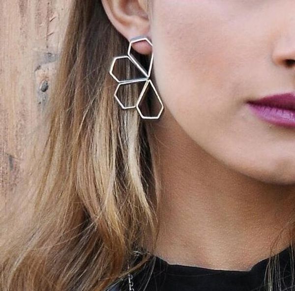 charm studs hollow flower drop dangle personality earrings for women geometric pendant earring, Golden
charm studs hollow flower drop dangle personality earrings for women geometric pendant earring, Golden