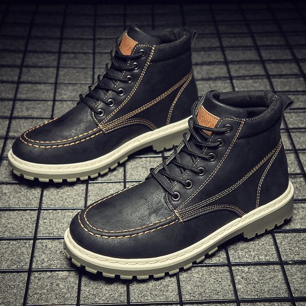 mhysa 2019 men's winter snow boots fur ankle boots men casual shoes lace up round head men outdoor work shoes l760, Black
mhysa 2019 men's winter snow boots fur ankle boots men casual shoes lace up round head men outdoor work shoes l760, Black