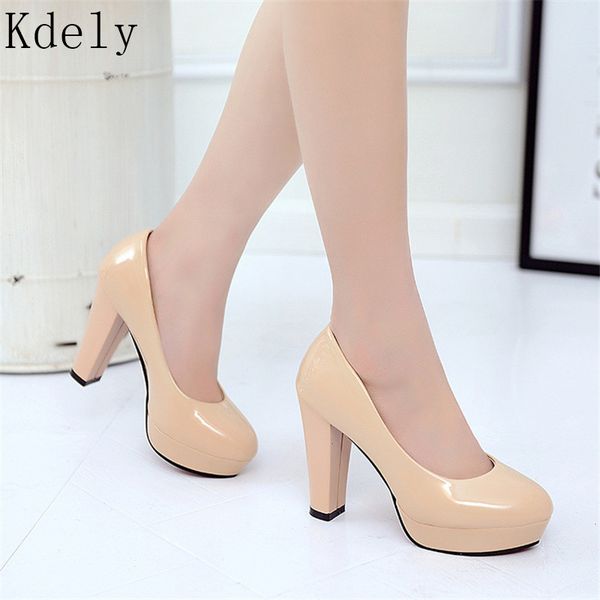 women pumps fashion classic patent leather high heels shoes nude sharp head paltform wedding women dress shoes plus size 34-42, Black
women pumps fashion classic patent leather high heels shoes nude sharp head paltform wedding women dress shoes plus size 34-42, Black
