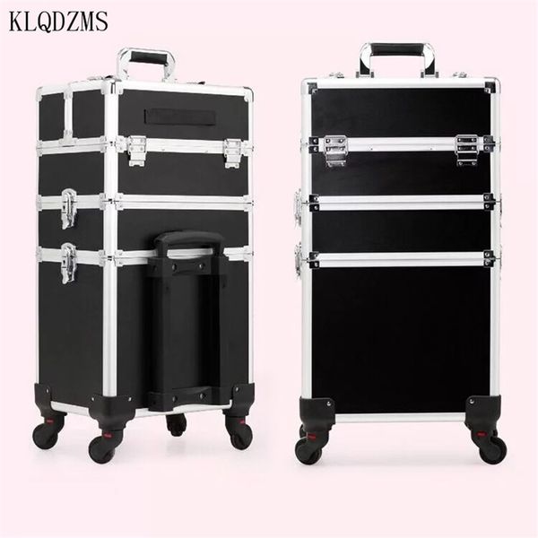 klqdzms women professional make up case trolley cosmetic suitcase large capacity rolling luggage on wheels
klqdzms women professional make up case trolley cosmetic suitcase large capacity rolling luggage on wheels