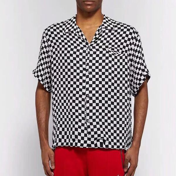fashion-black white silk checkerboard t-shirt lattice shirt tee short sleeve street fashion t-shirt tooling holiday tee summer hfymtx593, White;black
fashion-black white silk checkerboard t-shirt lattice shirt tee short sleeve street fashion t-shirt tooling holiday tee summer hfymtx593, White;black