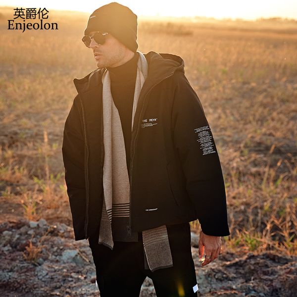 enjeolon brand winter jacket men cotton padded parkas casual thick warm hooded coat plus size 3xl male outerwear mf0070, Black
enjeolon brand winter jacket men cotton padded parkas casual thick warm hooded coat plus size 3xl male outerwear mf0070, Black
