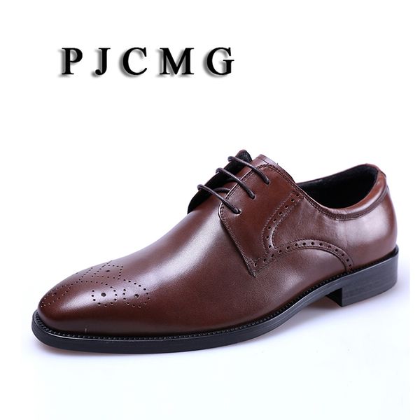 pjcmg fashion men oxford wedding brown/red genuine leather business buckle pointed toe lace-up office & career men's shoes, Black
pjcmg fashion men oxford wedding brown/red genuine leather business buckle pointed toe lace-up office & career men's shoes, Black