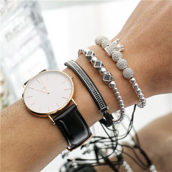 exotic bracelet jewelry handmade 3 pcs / set gold men&women charm beads bracelet handmade stacks macrame bracelets, Black
exotic bracelet jewelry handmade 3 pcs / set gold men&women charm beads bracelet handmade stacks macrame bracelets, Black