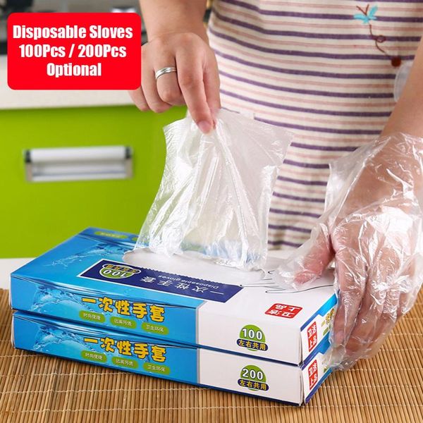 100/200pcs disposable gloves transparent waterproof oil-proof -grade pe gloves restaurant bbq kitchen accessories
100/200pcs disposable gloves transparent waterproof oil-proof -grade pe gloves restaurant bbq kitchen accessories
