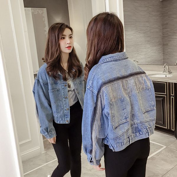 весна осень жан куртка женщин вскользь сыпучие верхняя одежда denim пальто s-3xl реальный выстрел пятно 2019 весна новый стиль сыпучие batw, Black;brown
весна осень жан куртка женщин вскользь сыпучие верхняя одежда denim пальто s-3xl реальный выстрел пятно 2019 весна новый стиль сыпучие batw, Black;brown