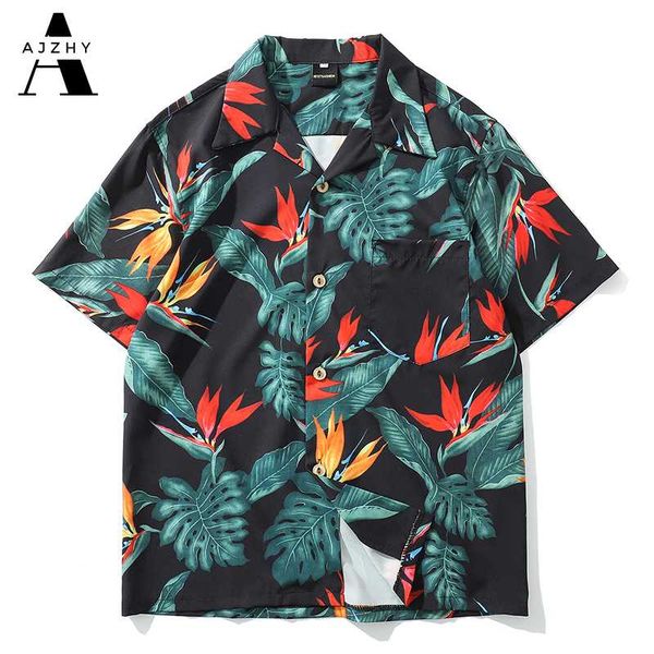 2020 men hawaiian shirts short sleeve hip hop casual beach summer shirts japanese streetwear print harujuku fashion, White;black
2020 men hawaiian shirts short sleeve hip hop casual beach summer shirts japanese streetwear print harujuku fashion, White;black