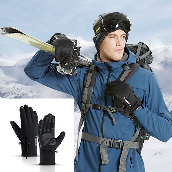 2020 winter hiking gloves outdoor sport warm touch screen cycling hiking motorcycle ski gloves for men women windproof, Black
2020 winter hiking gloves outdoor sport warm touch screen cycling hiking motorcycle ski gloves for men women windproof, Black