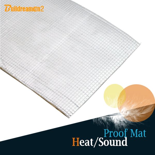 buildreamen2 30cm x 100cm aluminum foil car heat sound insulation proof mat pad noise control deadener deadening 12" x 40
buildreamen2 30cm x 100cm aluminum foil car heat sound insulation proof mat pad noise control deadener deadening 12" x 40