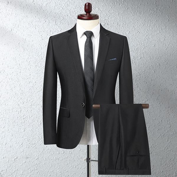 men suits brand new coat+pant suits 2 pieces wedding for men slim fit black mens formal suit, White;black
men suits brand new coat+pant suits 2 pieces wedding for men slim fit black mens formal suit, White;black