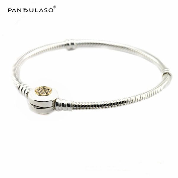 moments two tone bracelet with signature clasp 925 silver bracelets for diy woman fashion bracelets for jewelry making, Black
moments two tone bracelet with signature clasp 925 silver bracelets for diy woman fashion bracelets for jewelry making, Black