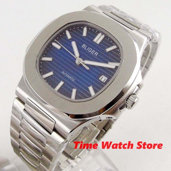 2019 new bliger 40mm miyota luxury automatic wrist watch men steel strap waterproof blue dial sapphire bezel, Slivery;brown
2019 new bliger 40mm miyota luxury automatic wrist watch men steel strap waterproof blue dial sapphire bezel, Slivery;brown