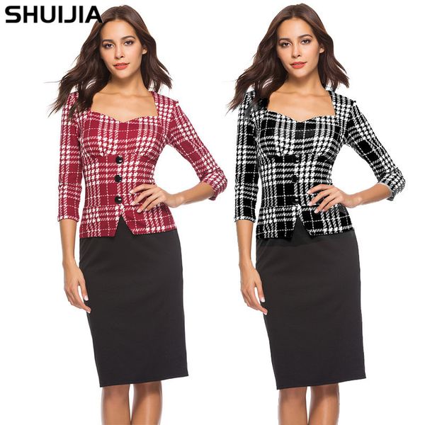 женская дизайнер пригонки клетчатой прострочки поддельных из двух частей комбинезона lb3u, Black;gray
женская дизайнер пригонки клетчатой прострочки поддельных из двух частей комбинезона lb3u, Black;gray