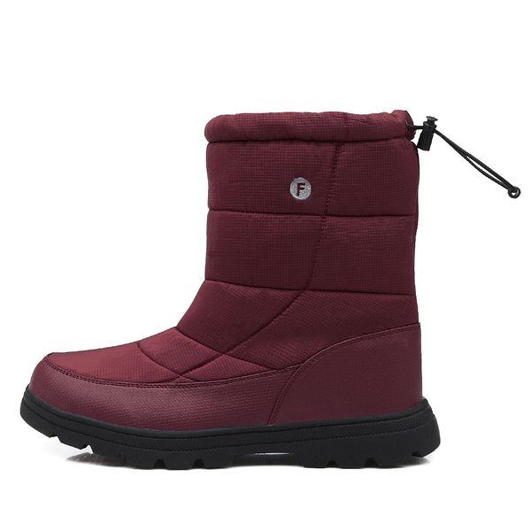 men boots winter with fur 2019 warm snow boots men winter work high anti-skid anti-snow water cotton shoes plus size 46, Black
men boots winter with fur 2019 warm snow boots men winter work high anti-skid anti-snow water cotton shoes plus size 46, Black