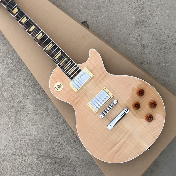Free Shipping High Quality Tiger Flame Maple Top Standard Chinese Music Instruments Electric Guitar
Free Shipping High Quality Tiger Flame Maple Top Standard Chinese Music Instruments Electric Guitar