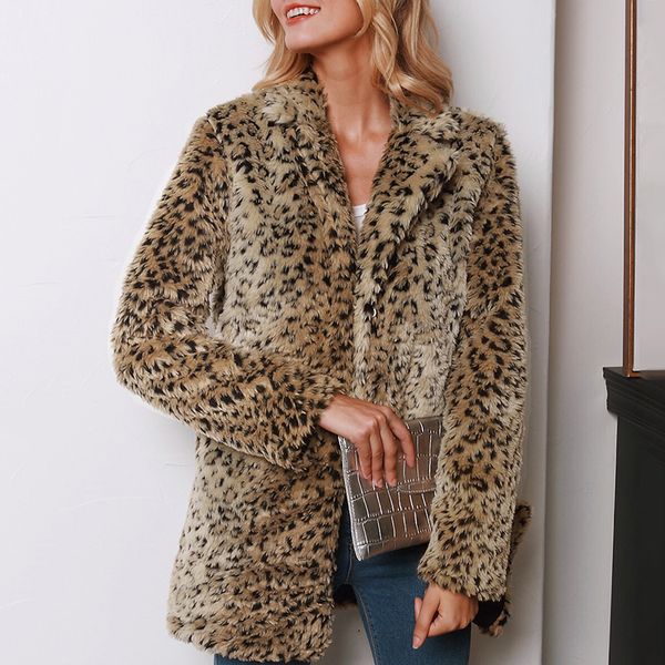 leopard print street winter faux fur jacket coat women clothing autumn 2019 fashion office warm women outerwear fur jacket 3xl, Black
leopard print street winter faux fur jacket coat women clothing autumn 2019 fashion office warm women outerwear fur jacket 3xl, Black
