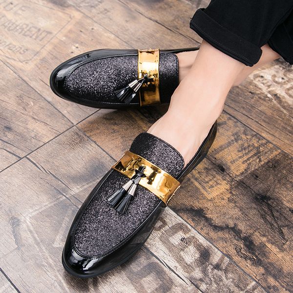 polali men flat black golden formal patchwork shoe pu leather casual men shoes for man dress shoes 2019 new
polali men flat black golden formal patchwork shoe pu leather casual men shoes for man dress shoes 2019 new