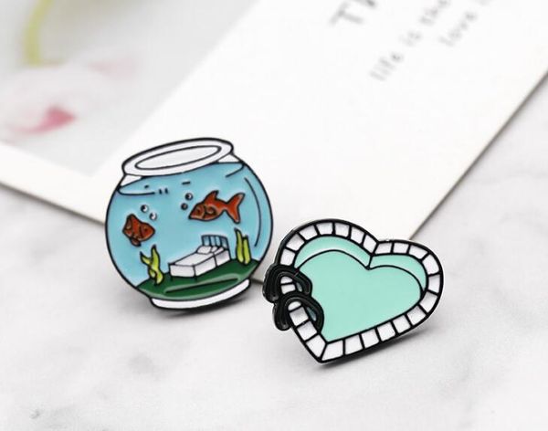 european and american new style brooch creative wild fish tank love pool brooch clothing accessories bag accessories wy798, Gray
european and american new style brooch creative wild fish tank love pool brooch clothing accessories bag accessories wy798, Gray