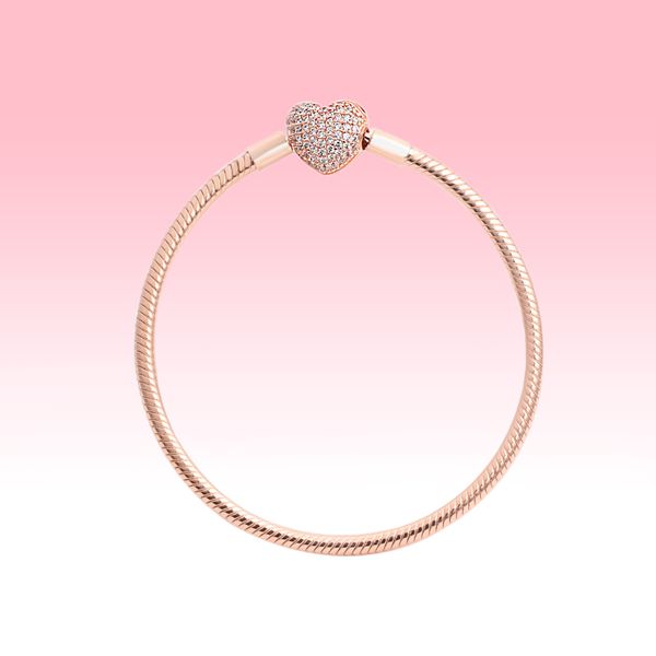 18k rose gold plated charms bracelets with original box for pandora 925 silver love hearts snake chain bracelet women wedding jewelry, Golden;silver
18k rose gold plated charms bracelets with original box for pandora 925 silver love hearts snake chain bracelet women wedding jewelry, Golden;silver